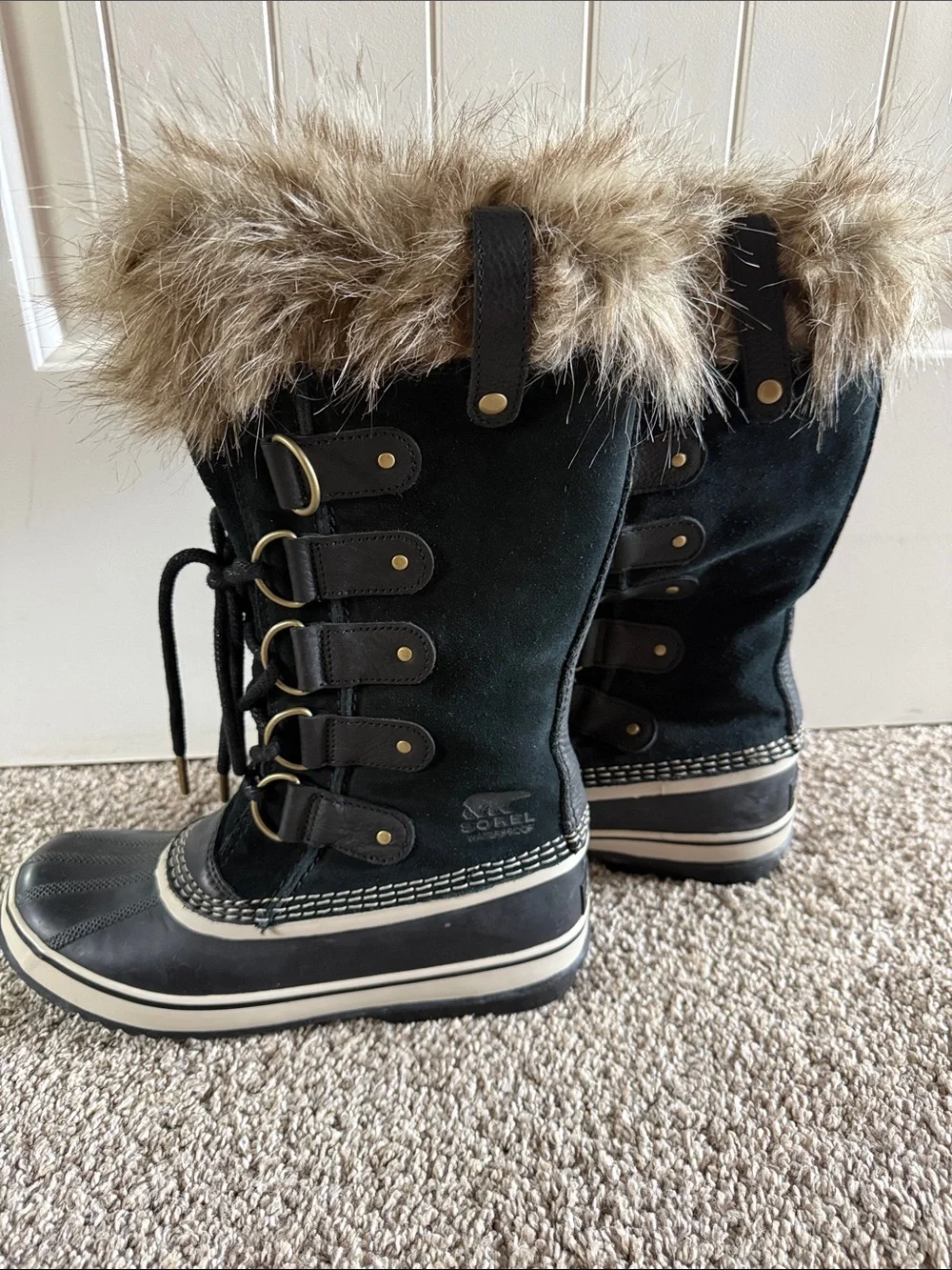 SOREL Joan of arctic winter boots - black NWOT size 8